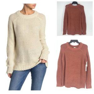 Cloth by Design Novelty Stitch Crewneck Sweater XL